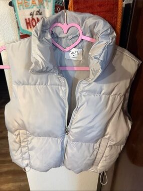 Rue21 Puffer Vest - Light Gray
